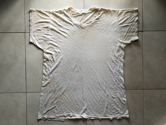 Vintage true 50's 60's USA unknown plain white rou