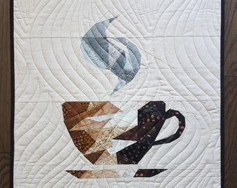 Geometric Coffee Cup Pattern