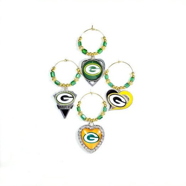 thumbnail image 2 of Green Bay Packers Football Pendant Charm - Hook Or Euro Bead Style 2 of 5