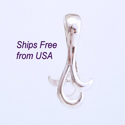 Pinch Bails qty 515 per Pkg Bright Silver Filigree Etsy