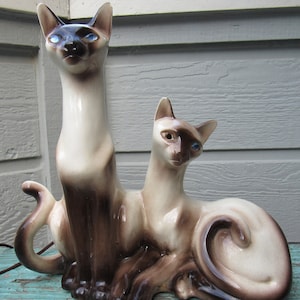 Glowing store cat lamp