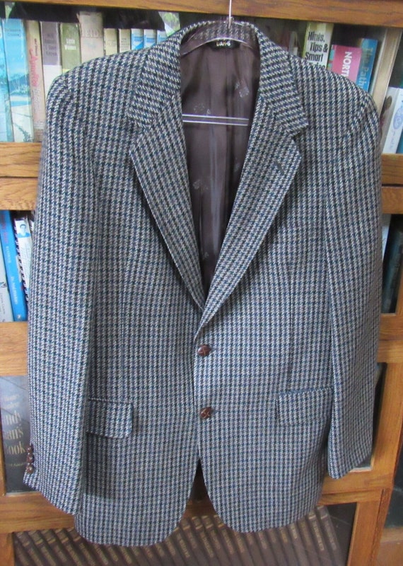 Vintage DAKS Sports Coat Suit Jacket Men's 44 Unio