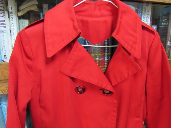 Vintage 1970's Calvin Klein Women's Red Double Br… - image 2