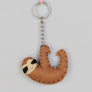 Simon the Sloth Keyring