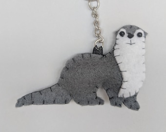 Otto the Otter Keyring