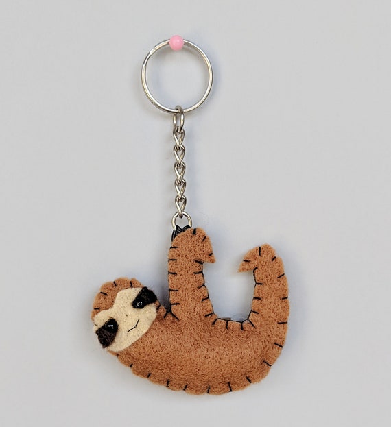 sloth keychain