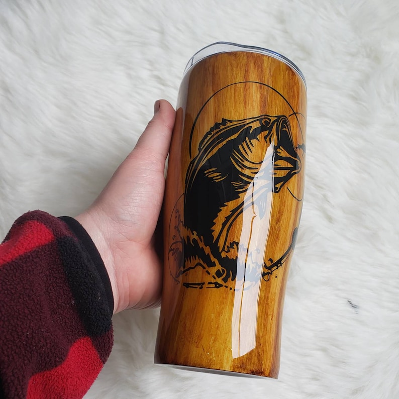 Fathers Day Gift Fishing Tumbler Hunting Tumbler Tumbler