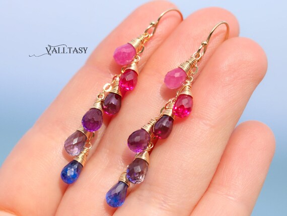 Etsy clearance rainbow earrings