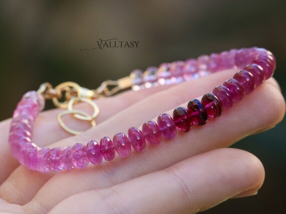 Rhodolite garnet bracelet clearance