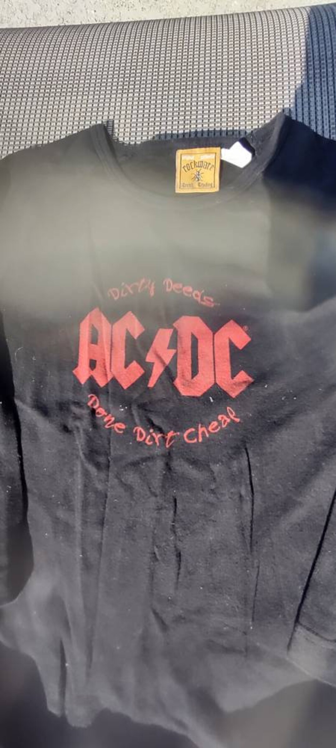 AC DC Concert T Shirt 1980’8 VINTAGE / Dirty Deeds Done Dirt Cheap! - Etsy