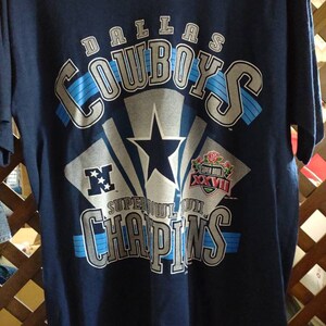 Dallas Cowboys Champion 1992 t shirt, vintage 90s new , gift for him