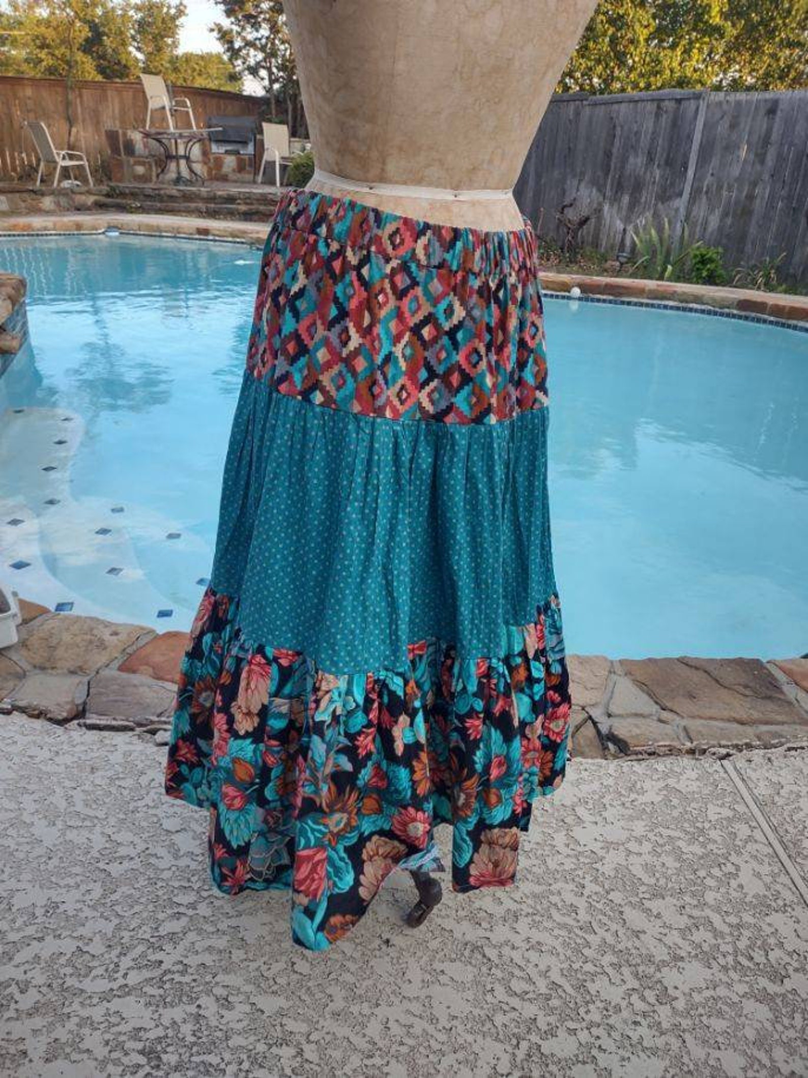 1970s southwest skirt