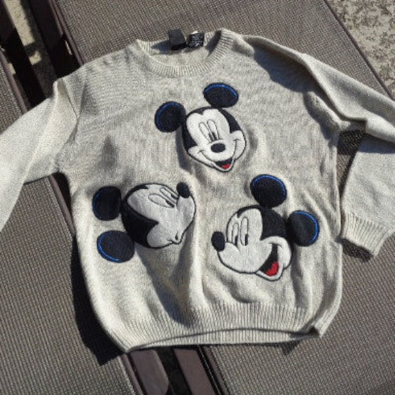 vintage 90's Disney Mickey Mouse sweater Large NW