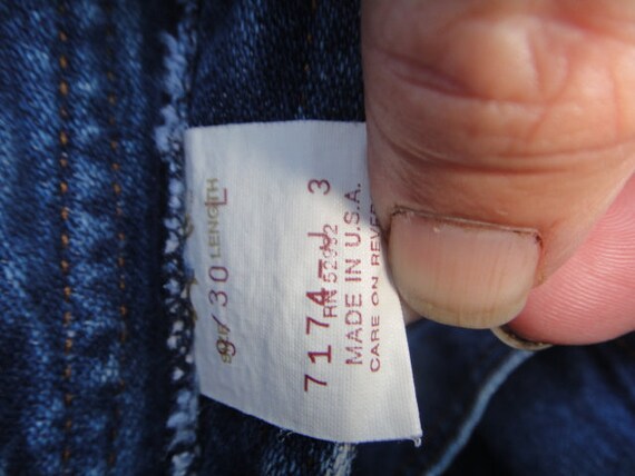 Rare 70's / 80's Vintage Jordache  Pocket Star Lo… - image 4