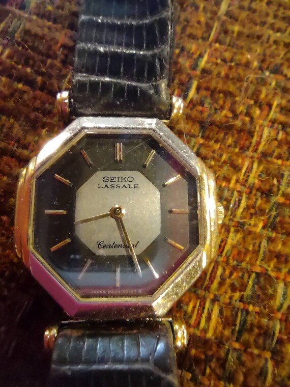 Rare Seiko lassale contennial wrist watch ladies Gem