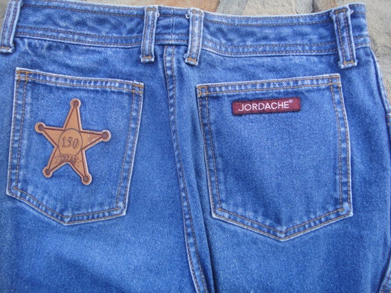 Rare 70's / 80's Vintage Jordache  Pocket Star Lo… - image 5