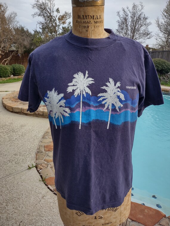 80s vintage quicksilver surf beach  t-shirts