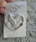 vintage Lennox heart brooch / dove heart Lennox brooch/ NEW Old Stock/ Valentin's gift for her 