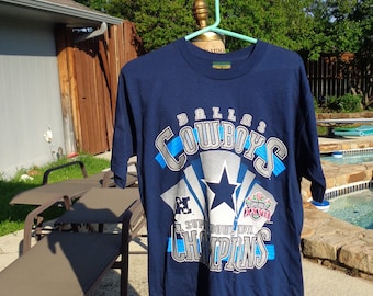 90s Vintage Dallas Cowboys Super Bowl XXVII Champions 1992 1993