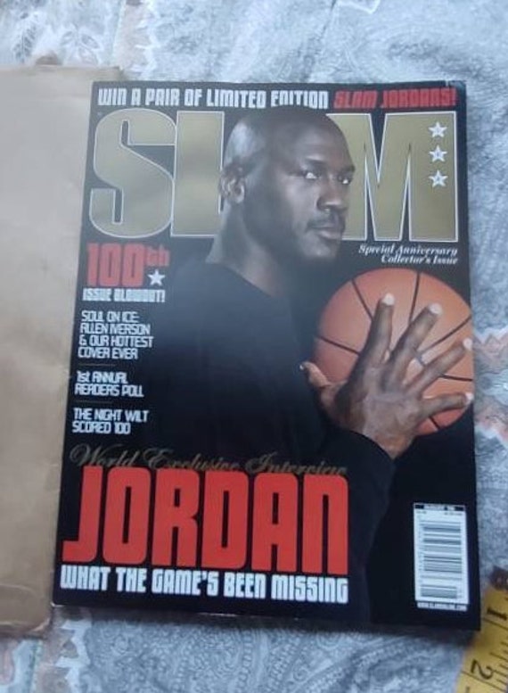 Michael Jordan original Slam Magazine mint condition, Aug 2006 , Vintage Sports Memorabilia