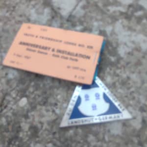 Freemasonry - Vintage Germany Landshut masonic medal