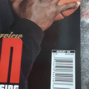 May include: A magazine cover featuring a basketball and a hand reaching towards it. The cover includes the text "Special Anniversary Collector's Issue" and "August '06". The magazine also has a barcode and the website address www.slamonline.com.