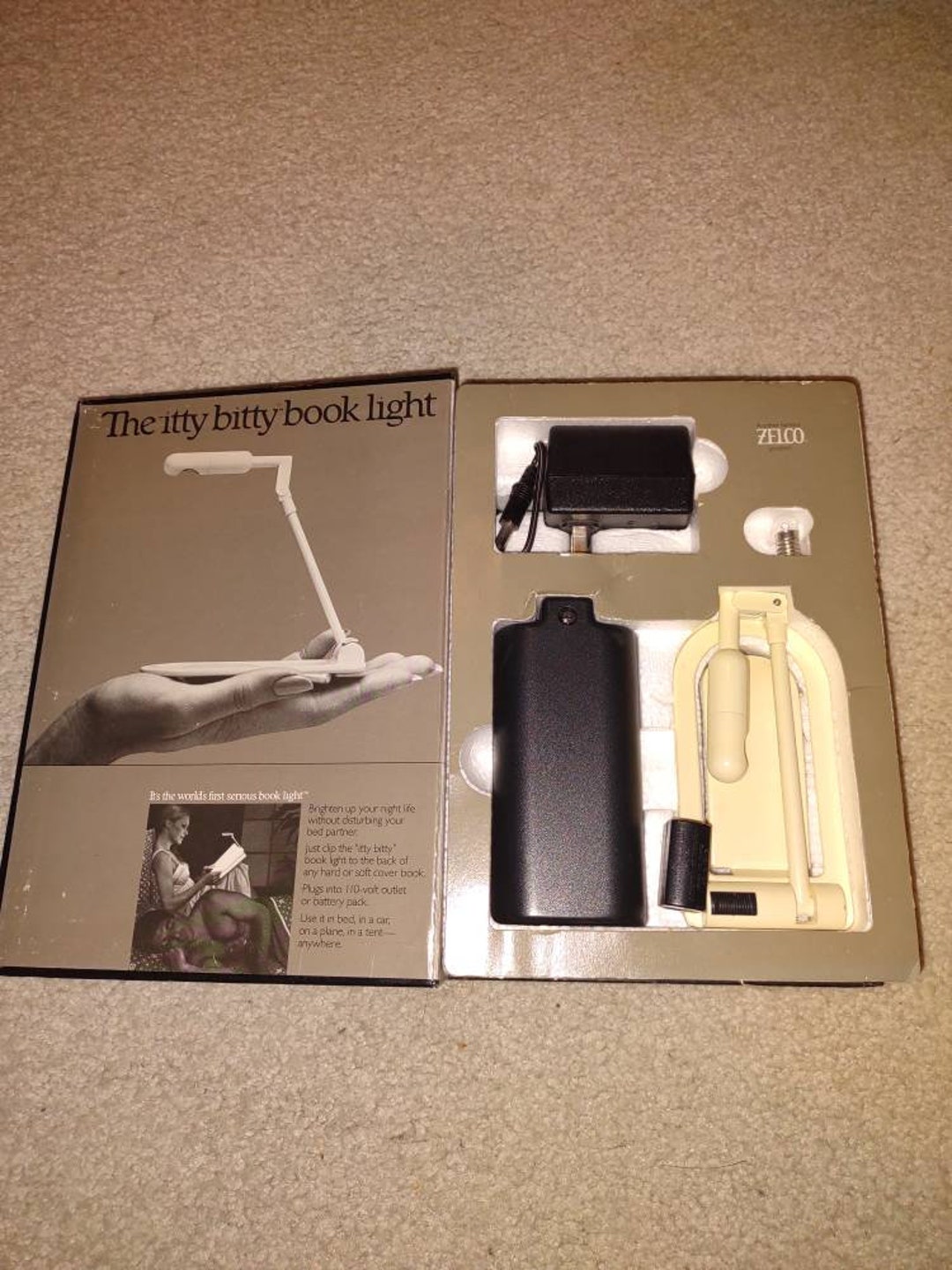 Itsy Bitsy Book Light Hide in Fake Book // Book Light RARE - Etsy