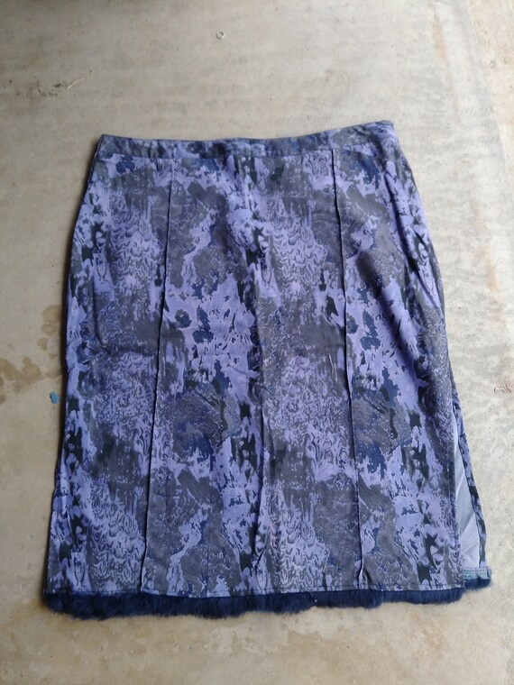 embellished denim skirt vintage 80s