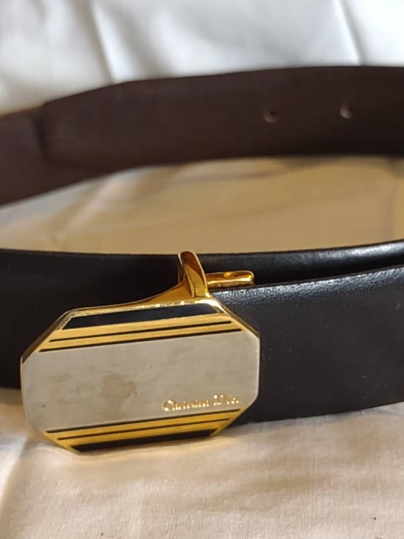 Christian Dior men's belt Christian Dior buckle