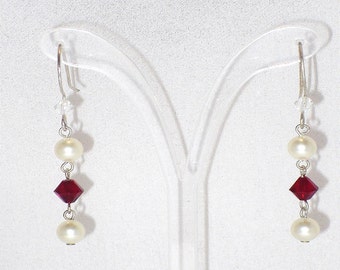 Deidre Earrings with Swarovski Crystal