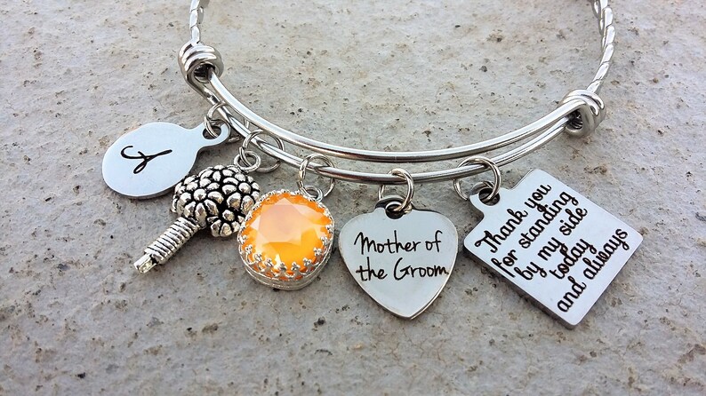 Mother of the groom gift,Mother of the groom bracelet,wedding gift for Mom from son Yellow wedding jewelry,mom gift from son,Gift to Mom