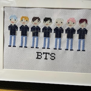 BTS Cross Stitch