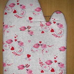 Lovebird Oven Mitt