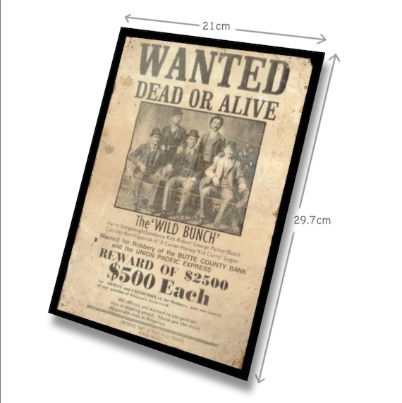 The Wild Bunch Wanted Poster