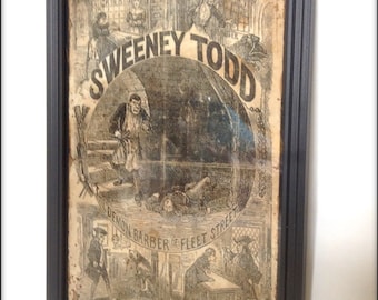 Penny Dreadful - Sweeney Todd Reproduction Cover - Art Print A4 size.