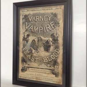 Penny Dreadful - Varney the Vampire Reproduction Cover Art Print A4 size