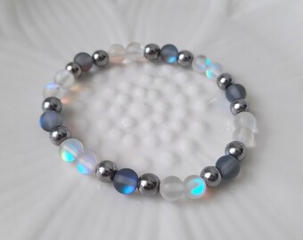elastic bracelet semi-precious stone, bracelet for women with semi-precious stone
