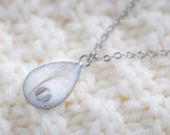 Stainless steel necklace keepsake jewelry necklace breast milk necklace hair ashes necklace memorial necklace