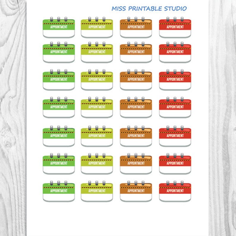 Download Appointment Printable Planner Stickers Appointment ...