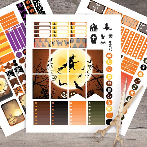 items similar to halloween october monthly kit printable