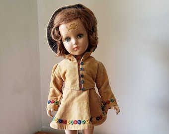 Sonja Henie Doll, 1930s, 21"