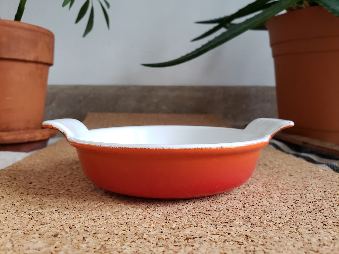 Vintage FE 13 Descoware Belgium Made Cherry Flame Orange Etsy