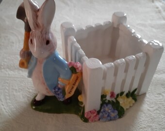 Vintage Peter Rabbit Teleflora pot