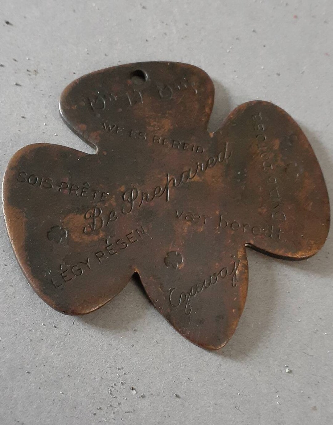 Be Prepared Boy Scout Motto on Metal in 15 Languages Etsy