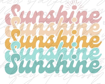 Sunshine png, Summer png, Sunshine shirt sublimation, digital download, Sublimation