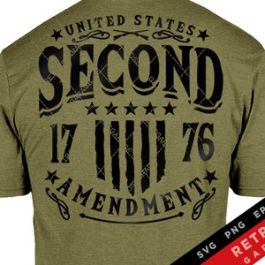 Defend 2nd Amendment 1776 SVG PNG Sublimation Patriotic Print Design America EPS Usa Gun Rights Second Amendment Heat Press