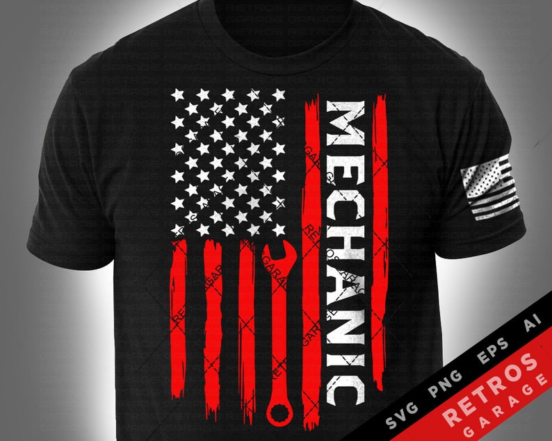 Mechanic SVG PNG Usa Flag I’m a Mechanic Sublimation Print - Etsy