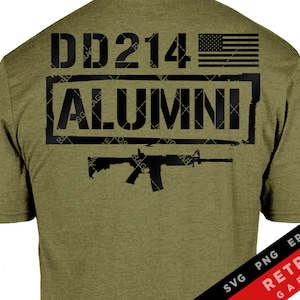 DD214 Ex-aluno Veterano SVG PNG Defenda a Segunda Emenda Sublimação Impressão Patriótica Design América EPS EUA Liberdade Direitos Calor Imprensa Presente para Pai