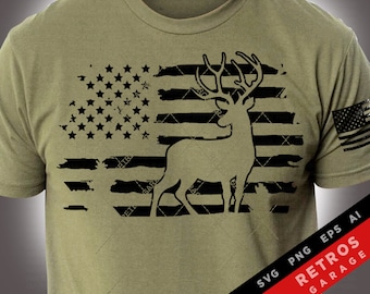 USA Flag Deer SVG PNG Flag Hunting Second Amendment Sublimation Patriotic Print Design America Usa Freedom Rights Dad Gift Heat Press