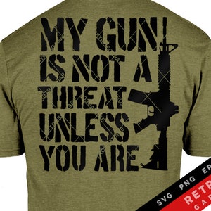 Not A Treat, es sei denn, Sie sind SVG PNG Verteidigen Sie die zweite Änderung Sublimation Vaterländischer Freund Amerika EPS USA Freiheit Papa Geschenk Transferpresse